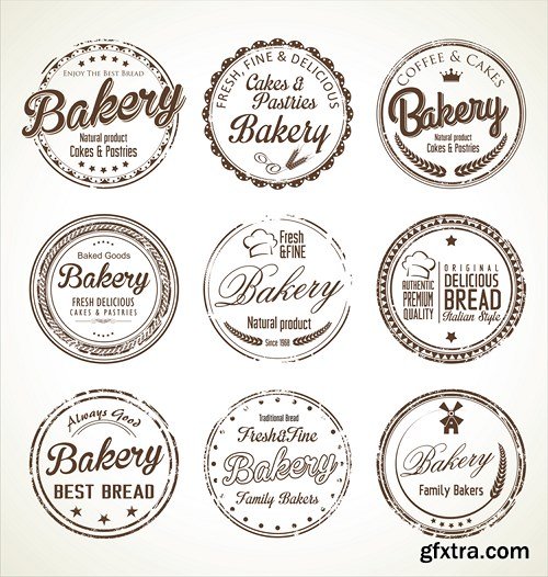 Stamps Vector Collection, 25xEPS