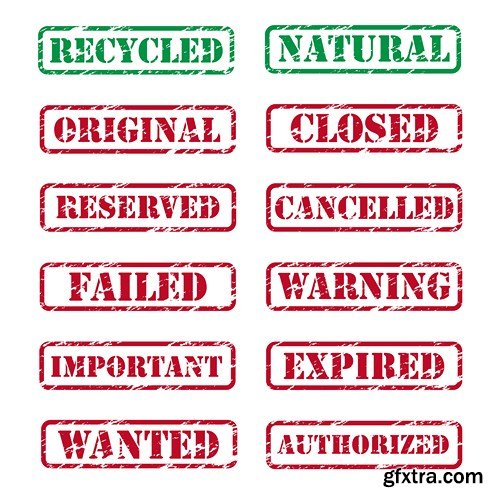 Stamps Vector Collection, 25xEPS