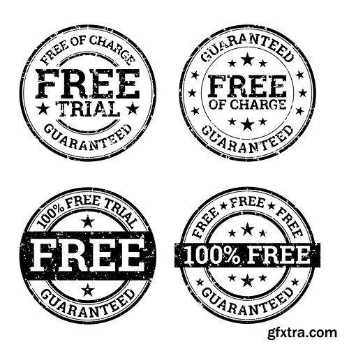 Stamps Vector Collection, 25xEPS