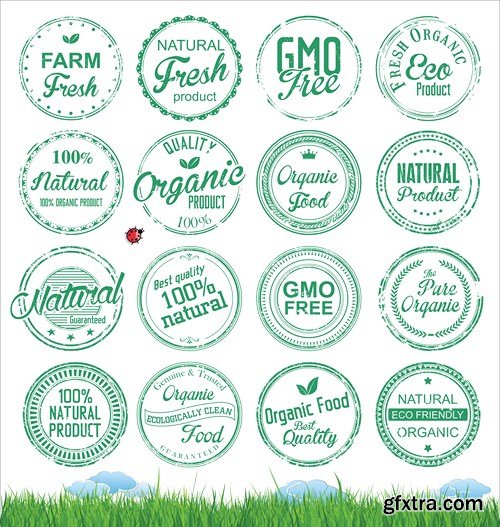 Stamps Vector Collection, 25xEPS