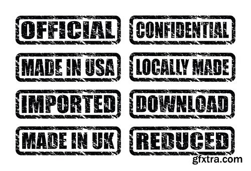 Stamps Vector Collection, 25xEPS