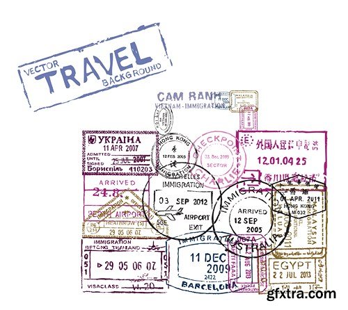 Stamps Vector Collection, 25xEPS