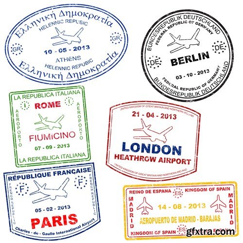 Stamps Vector Collection, 25xEPS