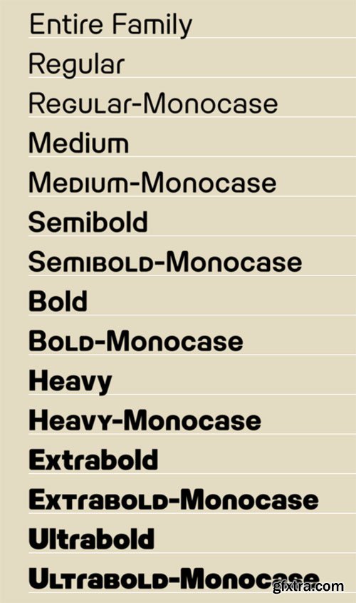 Granat Font Family 14xOTF