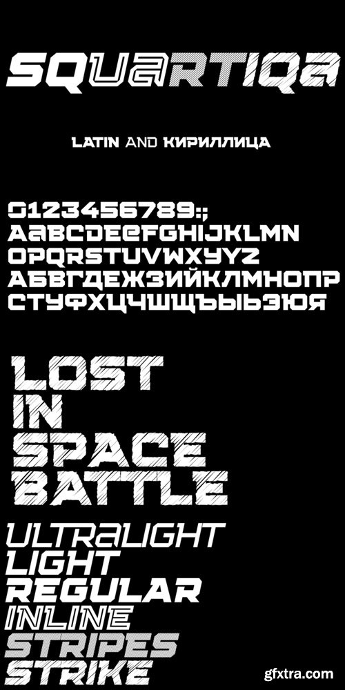 Squartiqa 4F Font Family $114