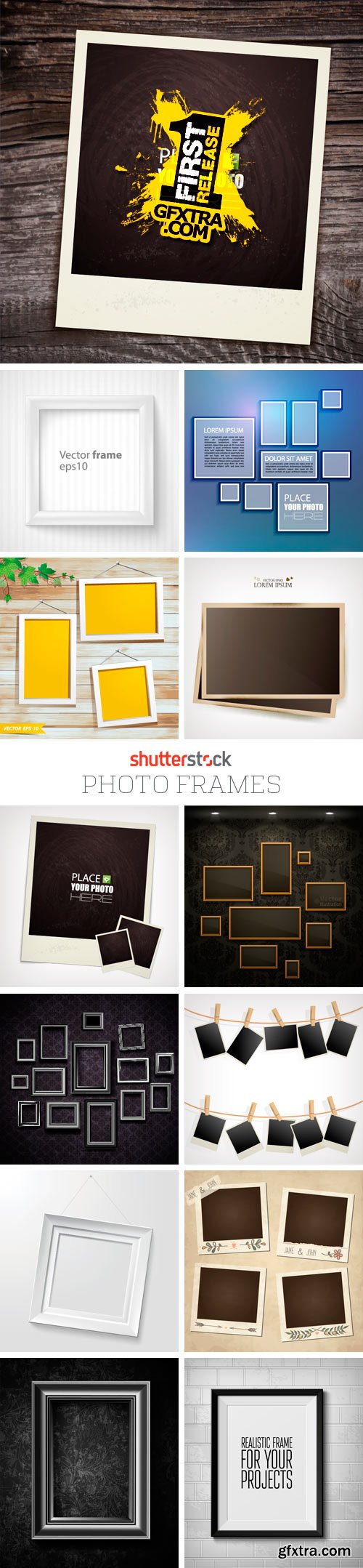 Amazing SS - Photo Frames, 25xEPS Amazing SS - Photo Frames, 25xEPS