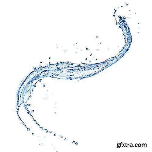 Water Splashes, 25xUHQ JPEG