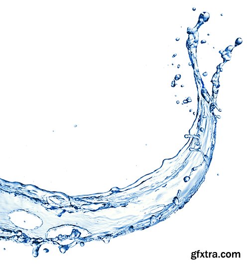 Water Splashes, 25xUHQ JPEG