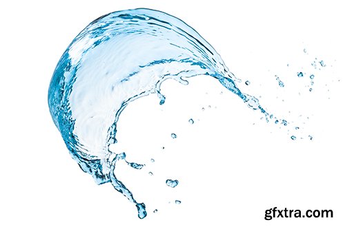 Water Splashes, 25xUHQ JPEG