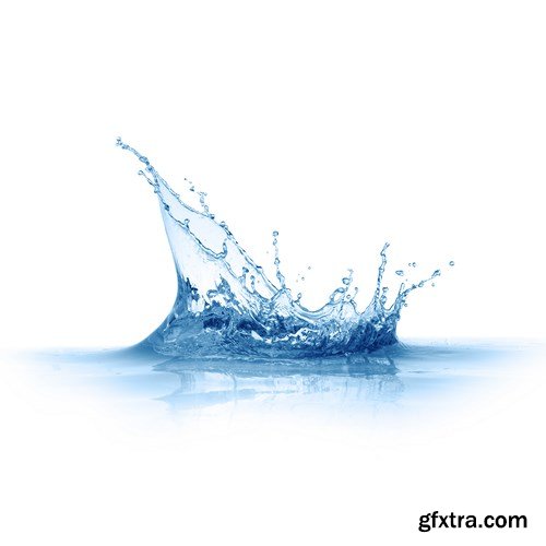 Water Splashes, 25xUHQ JPEG