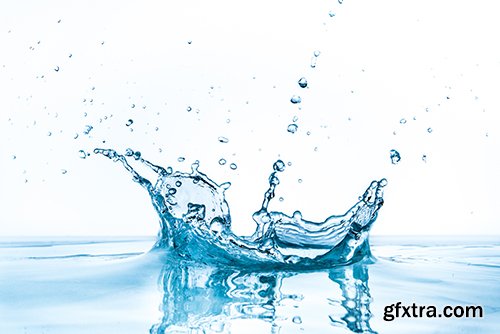Water Splashes, 25xUHQ JPEG
