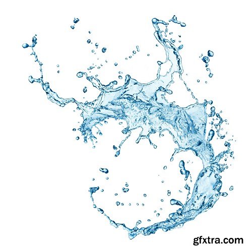 Water Splashes, 25xUHQ JPEG