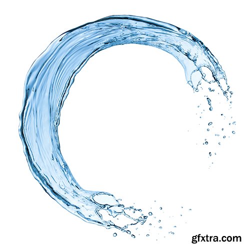 Water Splashes, 25xUHQ JPEG