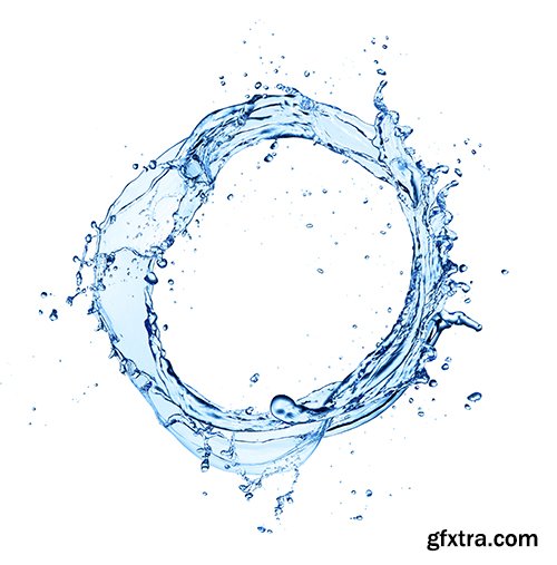 Water Splashes, 25xUHQ JPEG