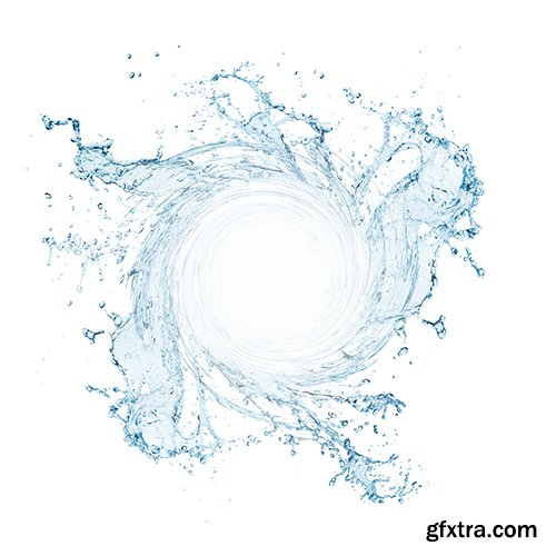 Water Splashes, 25xUHQ JPEG