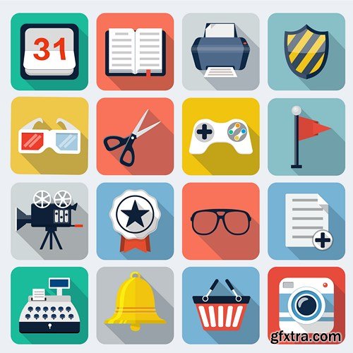 Flat Design Collection 4, 25xEPS