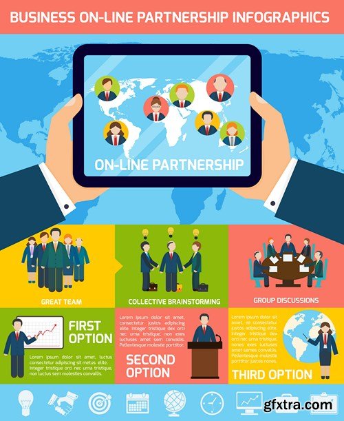 Flat Design Collection 4, 25xEPS