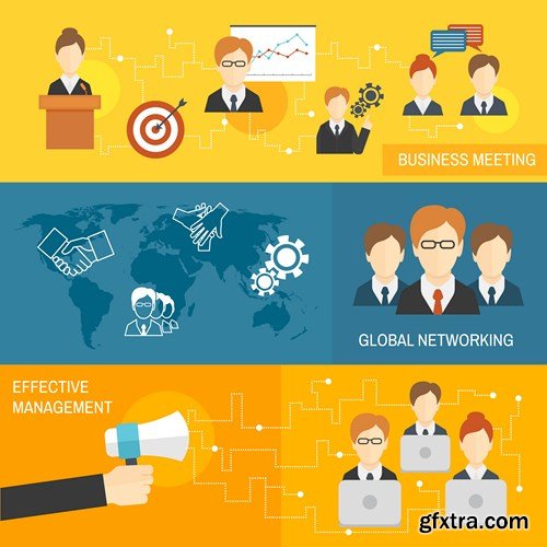 Flat Design Collection 4, 25xEPS