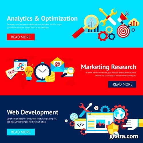 Flat Design Collection 4, 25xEPS