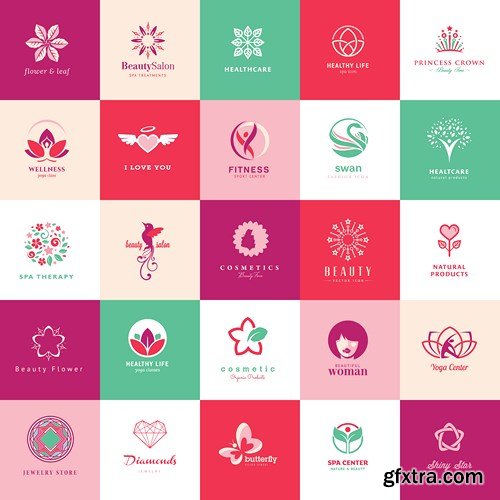 Logo &amp; Icons - Design Vector Collection, 25xEPS