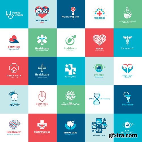 Logo &amp; Icons - Design Vector Collection, 25xEPS
