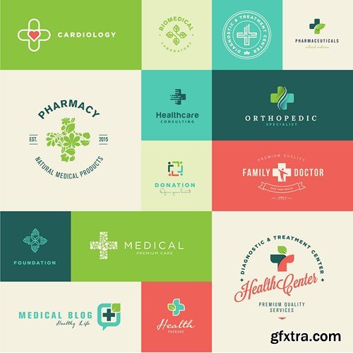 Logo &amp; Icons - Design Vector Collection, 25xEPS