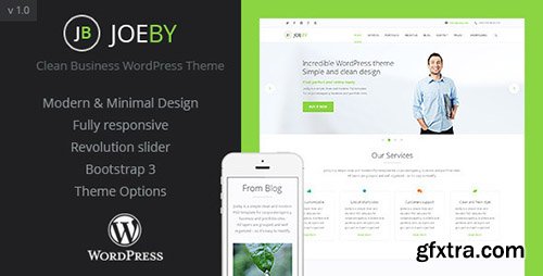 ThemeForest - JoeBy v1.0 - Clean Business WordPress Theme