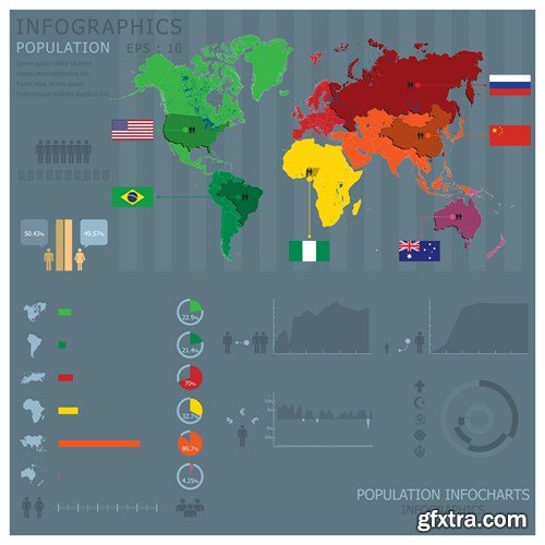 Infographics Elements 5, 25xEPS