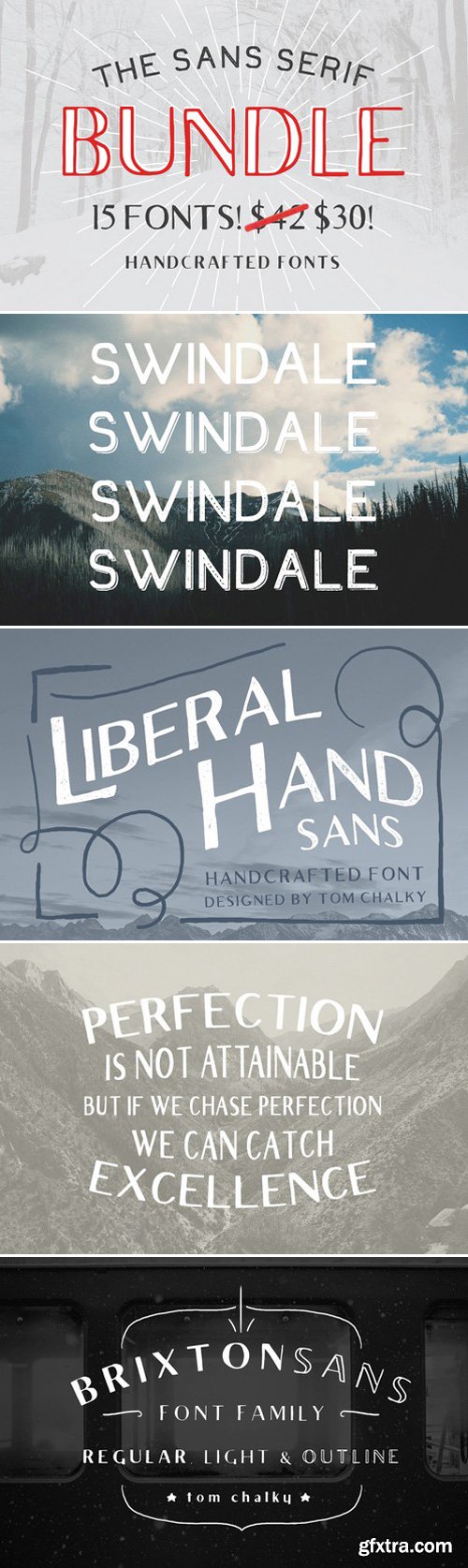 CM - The Sans Serif Bundle - 15 Fonts!