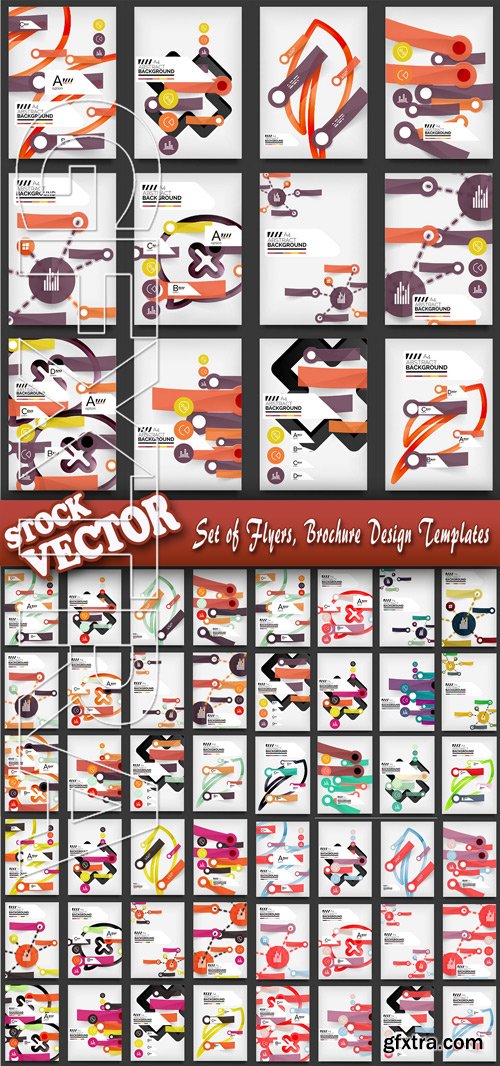 Stock Vector - Set of Flyers, Brochure Design Templates