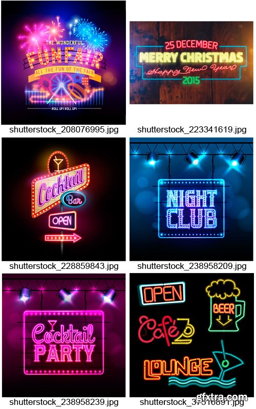 Amazing SS - Neon Signs, 25xEPS