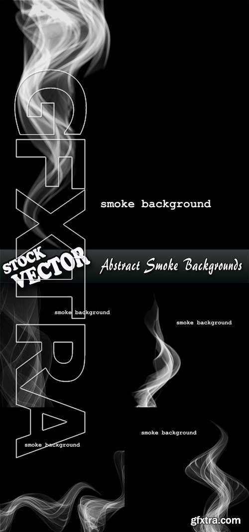 Stock Vector - Abstract Smoke Backgrounds