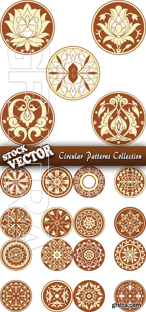 Stock Vector - Circular Patterns Collection