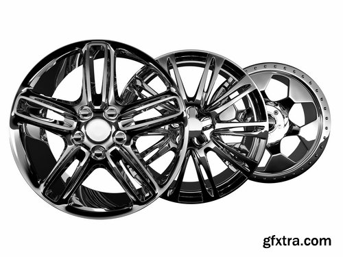 Collection of different wheels for cars 25 HQ Jpeg