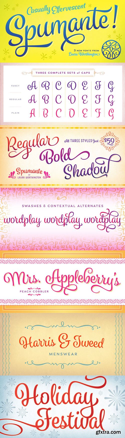 Spumante Font Family $93.10