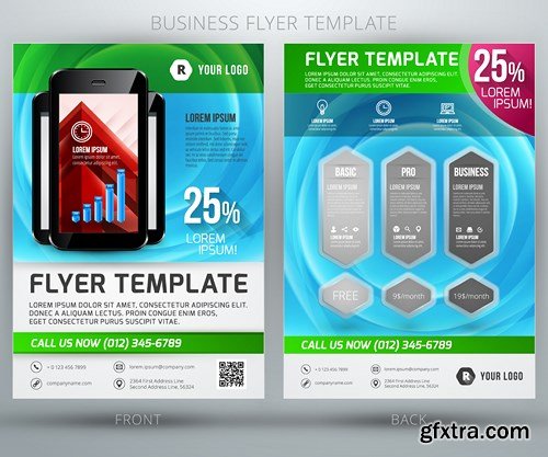 Business Flyer Templates, 25xEPS