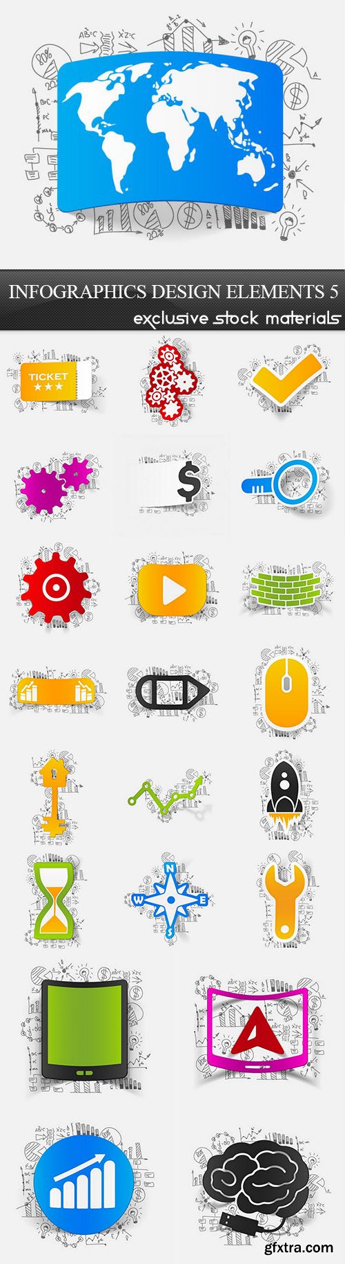 Infographics Design Elements 5, 23xEPS