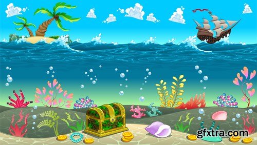Animals and landscapes for children's books,25 x EPS Animals and landscapes for children's books,25 x EPS