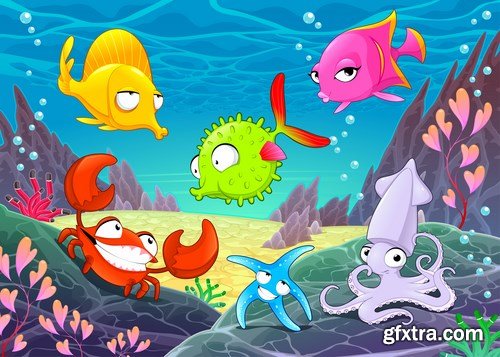 Animals and landscapes for children's books,25 x EPS Animals and landscapes for children's books,25 x EPS