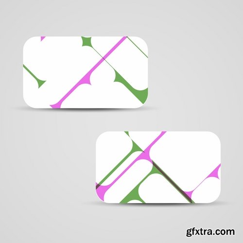 Collection of business cards templates #7-25 Eps