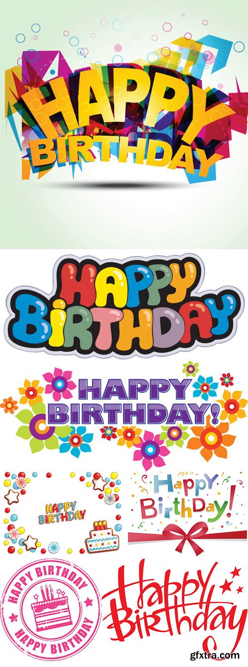 Happy Birthday 7xEPS Happy Birthday 7xEPS