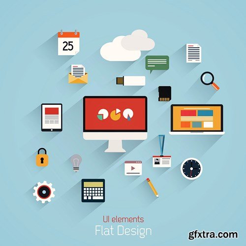Flat Design Collection 5, 25xEPS
