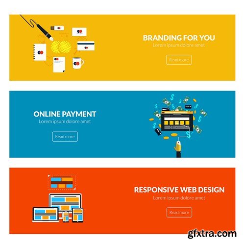 Flat Design Collection 5, 25xEPS