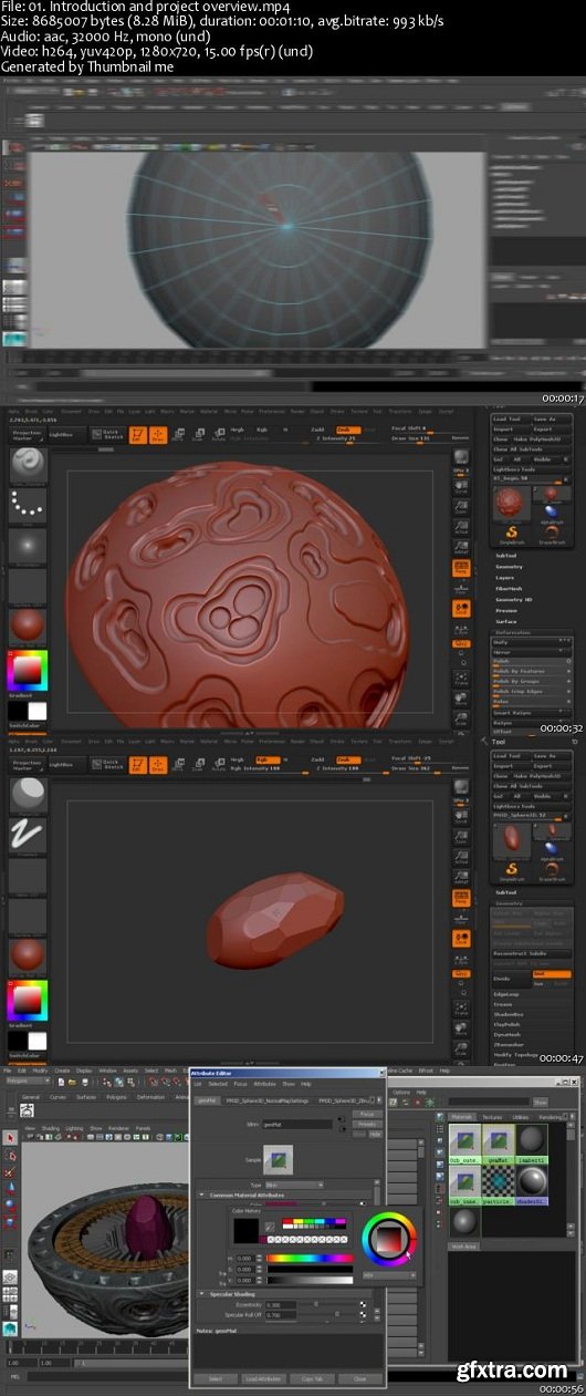 how to take asset from maya to zbrush