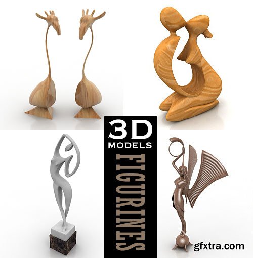 3D Models Figurines 4x3Dmax