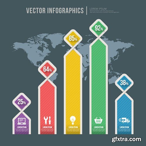 Infographics Elements 6, 25xEPS Infographics Elements 6, 25xEPS