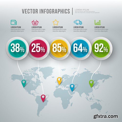 Infographics Elements 6, 25xEPS Infographics Elements 6, 25xEPS