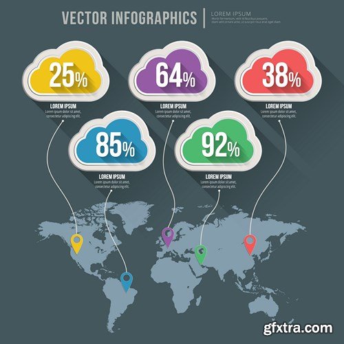 Infographics Elements 6, 25xEPS Infographics Elements 6, 25xEPS