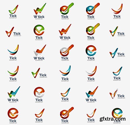 Logos, Icons &amp; Design Elements - MEGA Vector Collection, 25xEPS