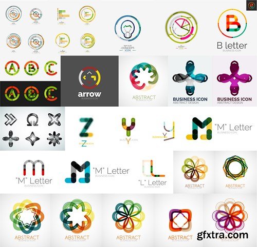 Logos, Icons &amp; Design Elements - MEGA Vector Collection, 25xEPS